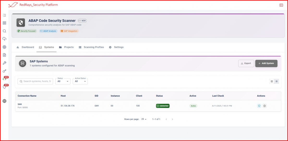 Create Connection to SAP