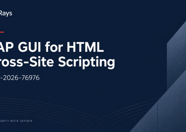 SAP Note 3671819: SAP GUI for HTML XSS (CVE-2026-76976) — RedRays