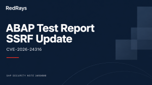 SAP Note 3689080: October SSRF Update (CVE-2026-24316) — RedRays