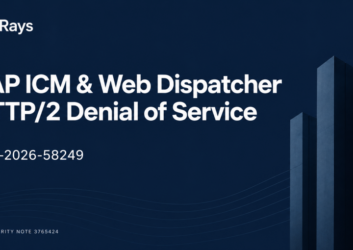 SAP Note 3765424: HTTP/2 Denial of Service (CVE-2026-58249) — RedRays