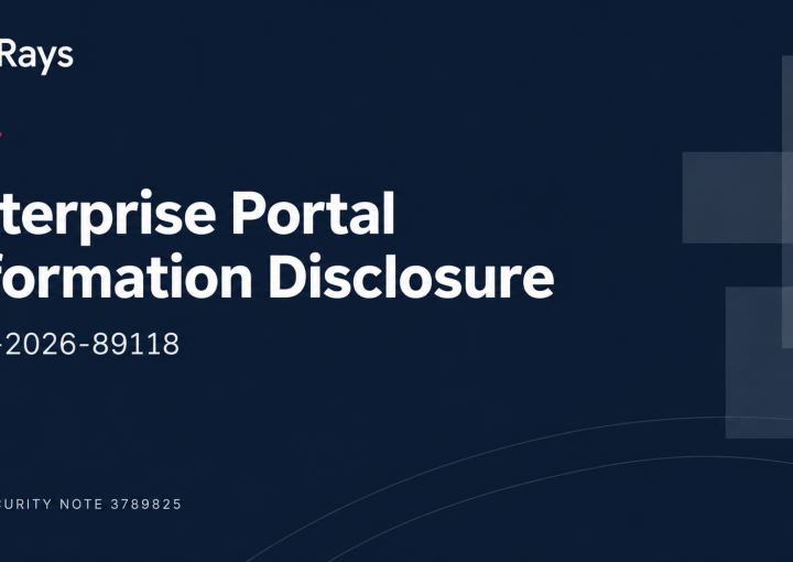 SAP Note 3789825: Enterprise Portal Information Disclosure (CVE-2026-89118) — RedRays