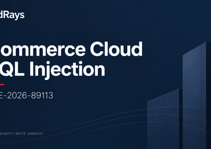 SAP Note 3800517: Commerce Cloud SQL Injection (CVE-2026-89113) — RedRays