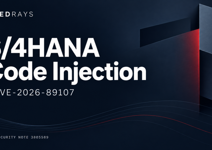 SAP Note 3805589: S/4HANA Code Injection (CVE-2026-89107) — RedRays