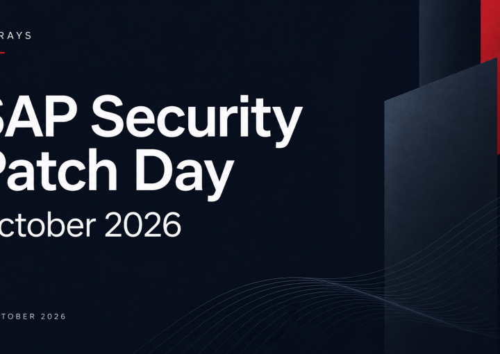 SAP Security Patch Day October 2026 — RedRays